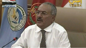 صالح يقول إن الصعود إلى السلطة عن طريق الانقلاب ضده مستحيل