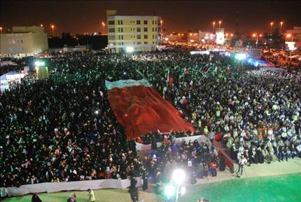 تجمع «ساحة الحرية» في المقشع مساء أمس الأول 