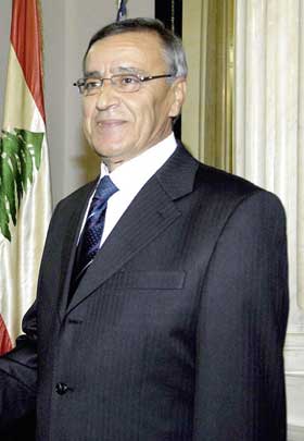 وزير الخارجية اللبناني علي الشامي